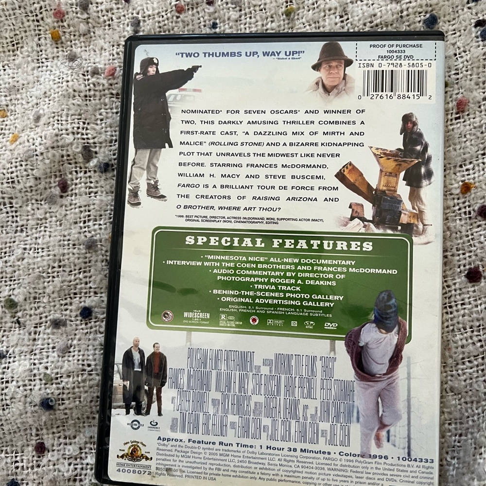 Fargo DVD - Picture 4 of 4